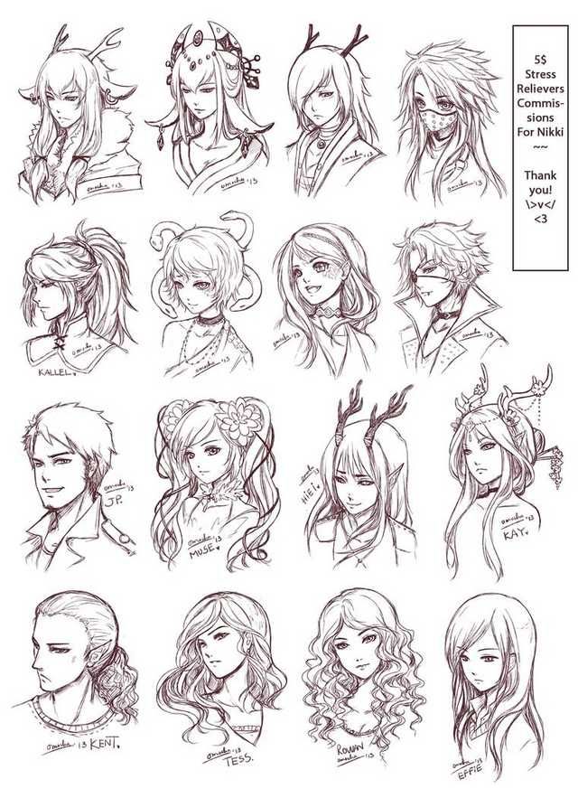 Featured image of post Anime Hair Style References