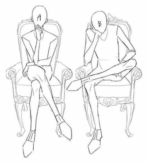 Featured image of post Chair Anime Sitting Poses