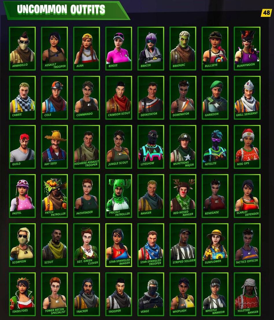 Featured image of post Cool Green Fortnite Skins