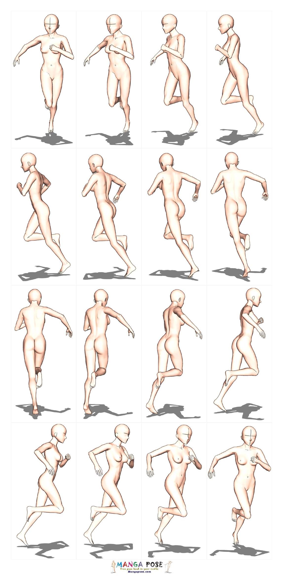 Featured image of post Female Anime Poses Running