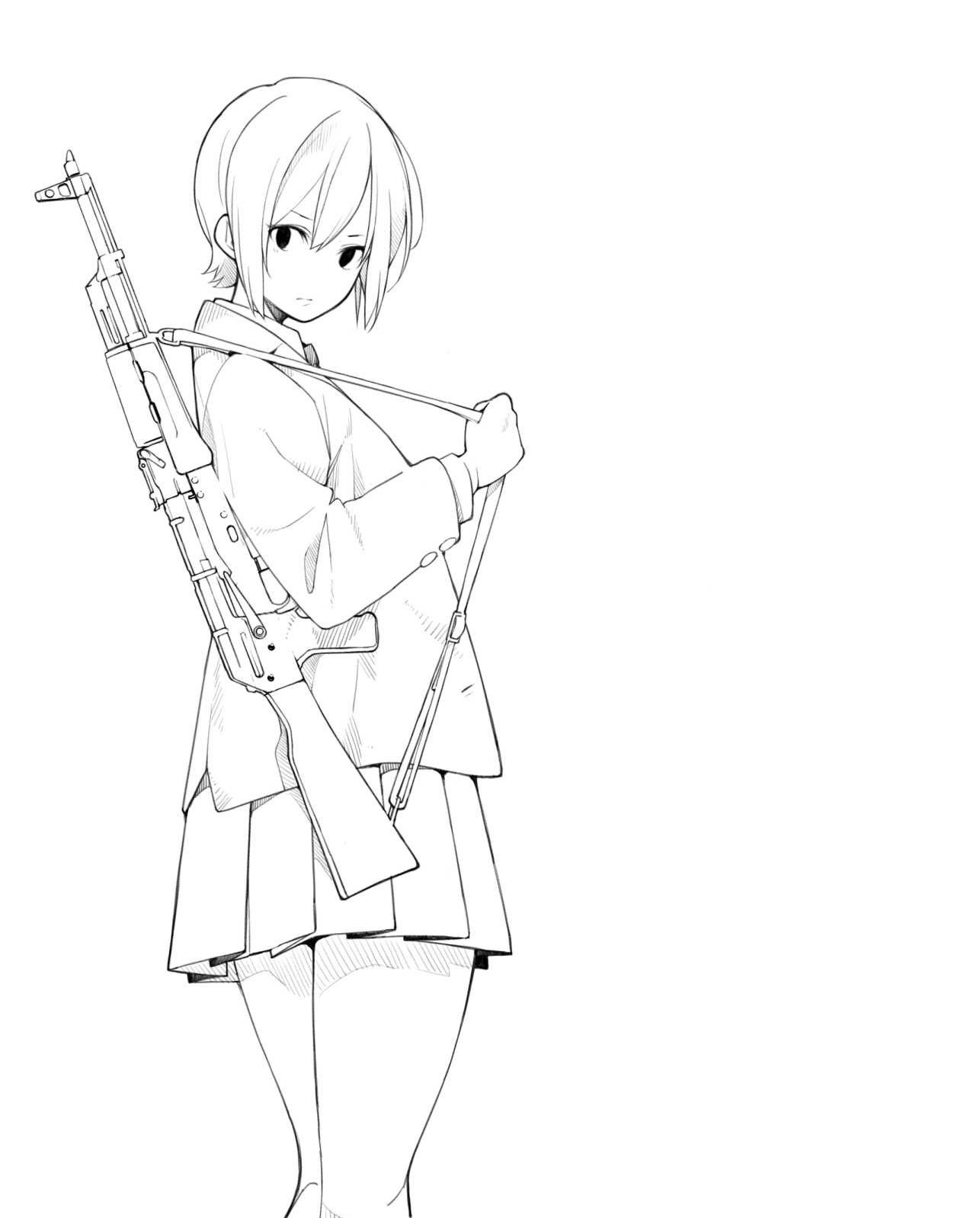 Featured image of post Female Anime Poses With Weapons