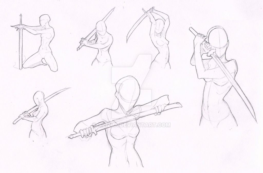 Featured image of post Female Pose Reference Drawing Sword