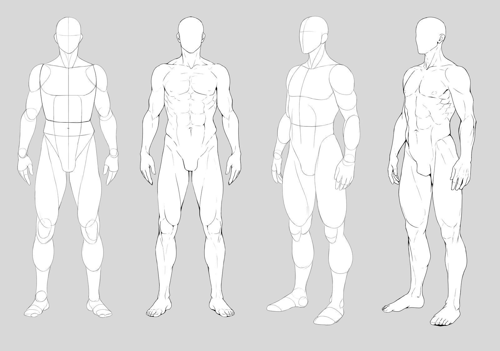 Featured image of post Male Full Body Anatomy Drawing Reference