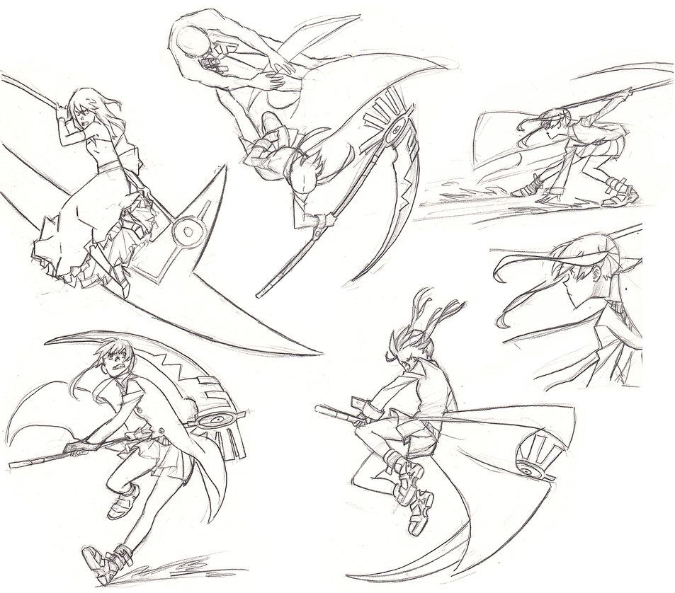 Featured image of post Scythe Action Anime Battle Poses